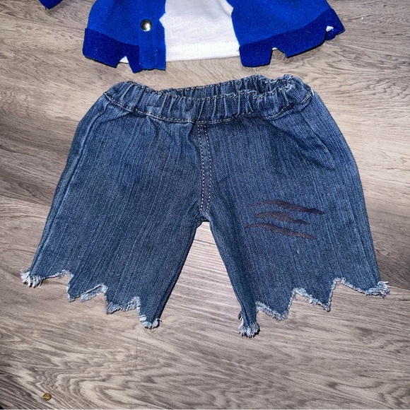 Build a Bear Zombie Teddy Stuffed Animal Size 2pc. Outfit Retired Rare 2015 HTF - Picture 4 of 7